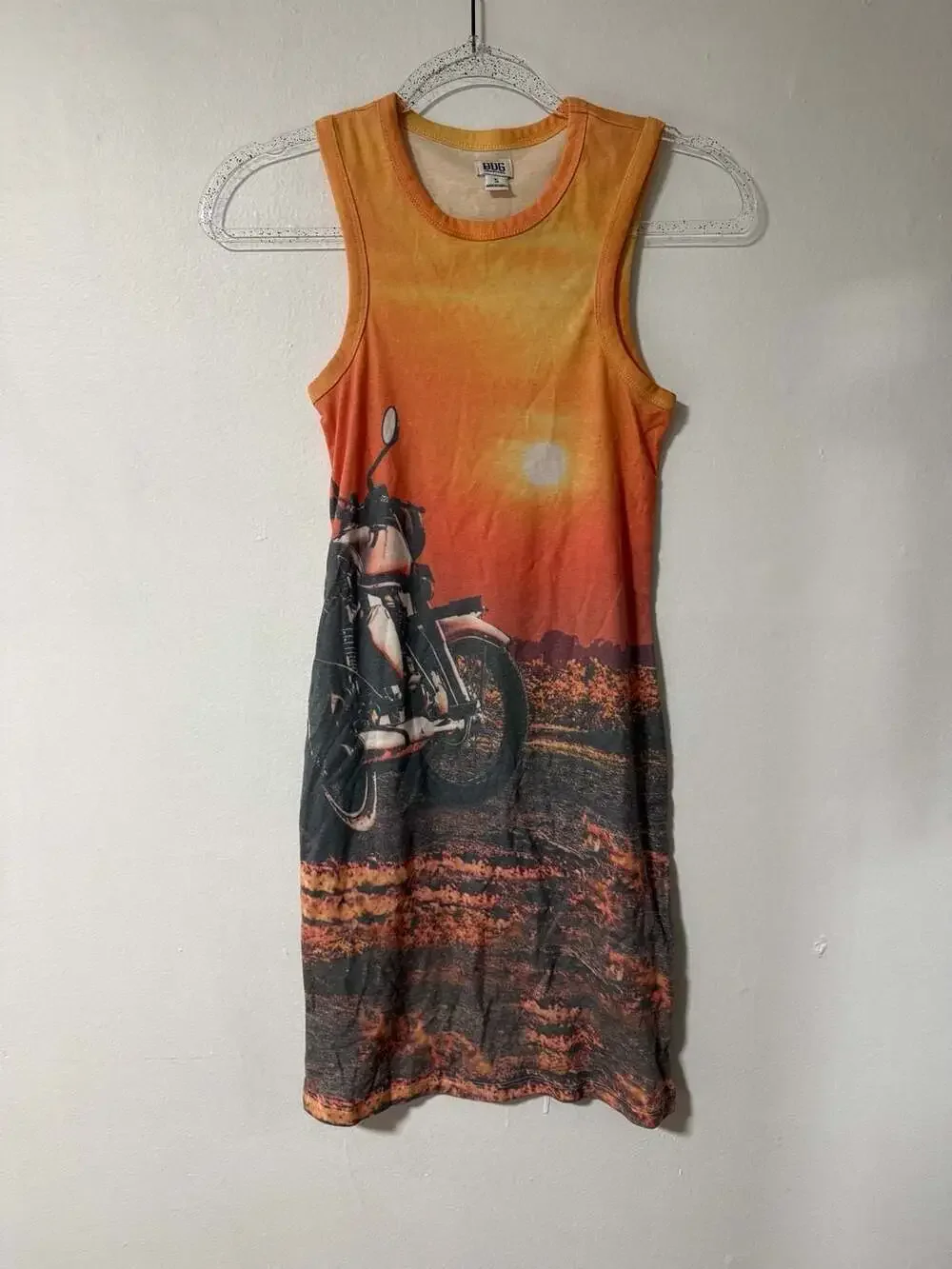BDG Urban Outfitters Sunset Motorcycle Graphic Tank Dress Size S